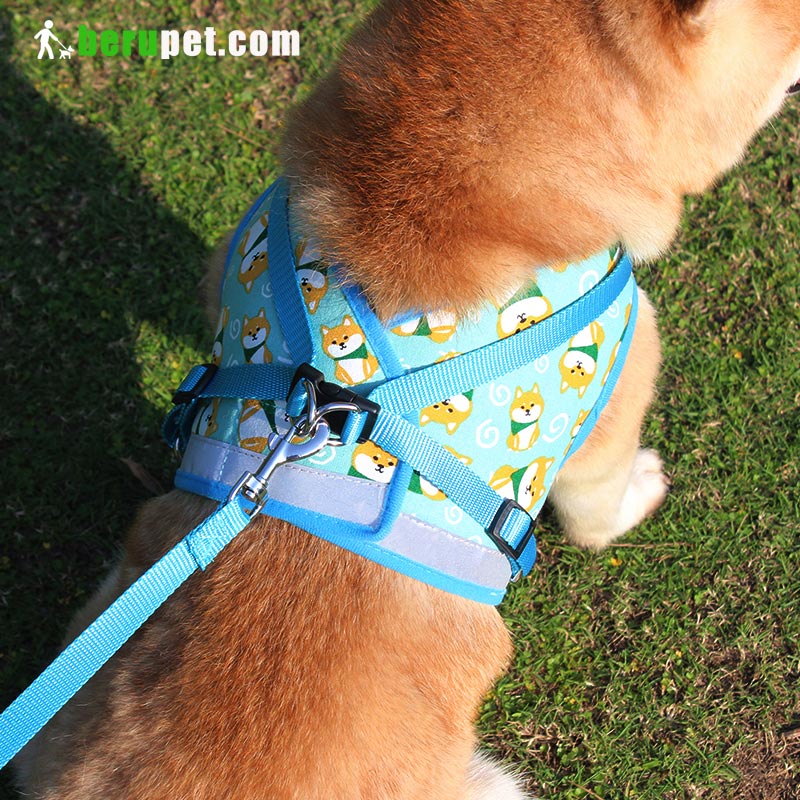 dog harness outdoor for Shiba Inu, Bomei
