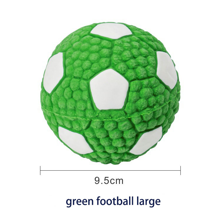9.5cm green football