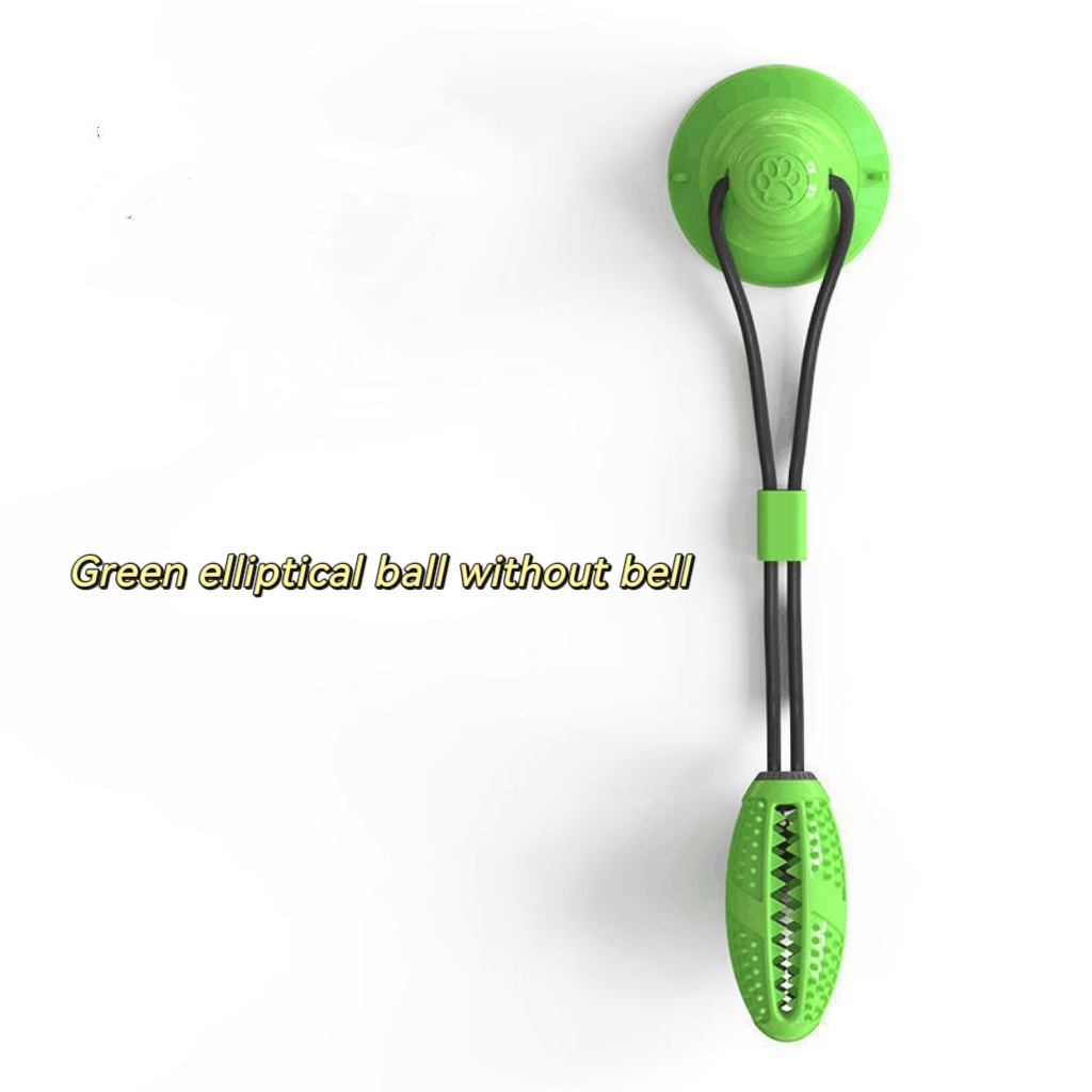 Green elliptical ball without bell