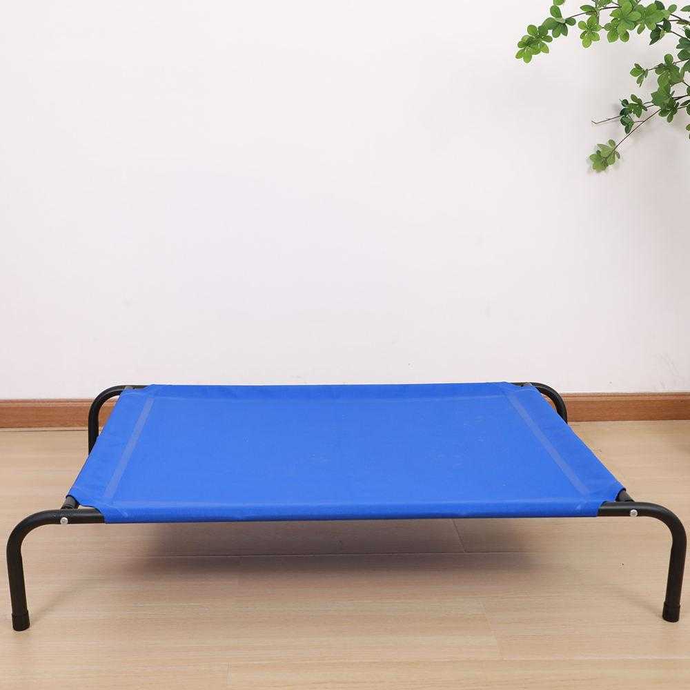 Foldable Outdoor Metal Pet Dog Elevated Bed Waterproof Outdoor Dog Bed