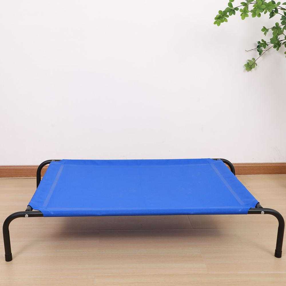 Foldable Outdoor Metal Pet Dog Elevated Bed Waterproof Outdoor Dog Bed