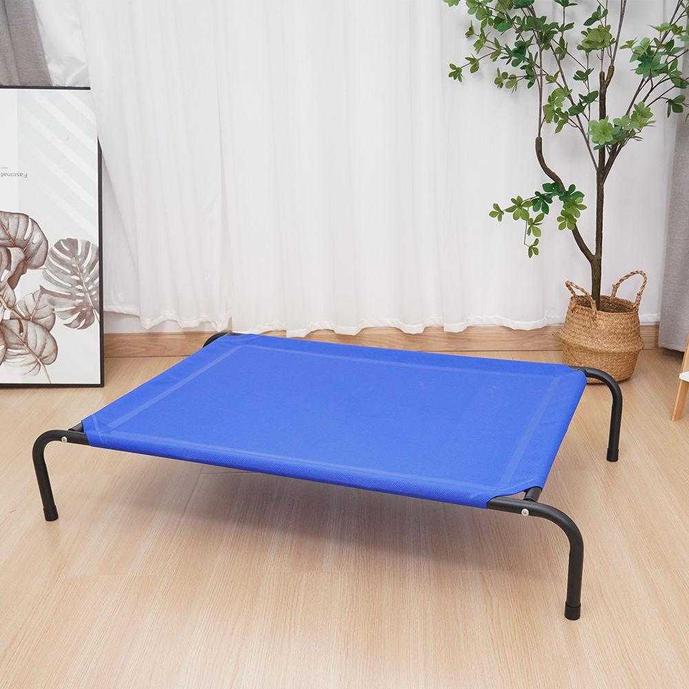 Foldable Outdoor Metal Pet Dog Elevated Bed Waterproof Outdoor Dog Bed