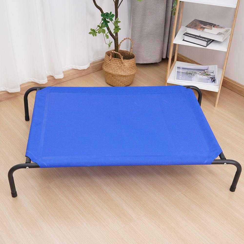 Foldable Outdoor Metal Pet Dog Elevated Bed Waterproof Outdoor Dog Bed