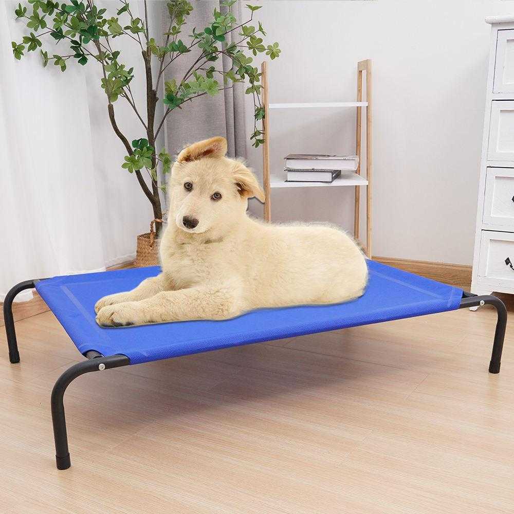 Foldable Outdoor Metal Pet Dog Elevated Bed Waterproof Outdoor Dog Bed