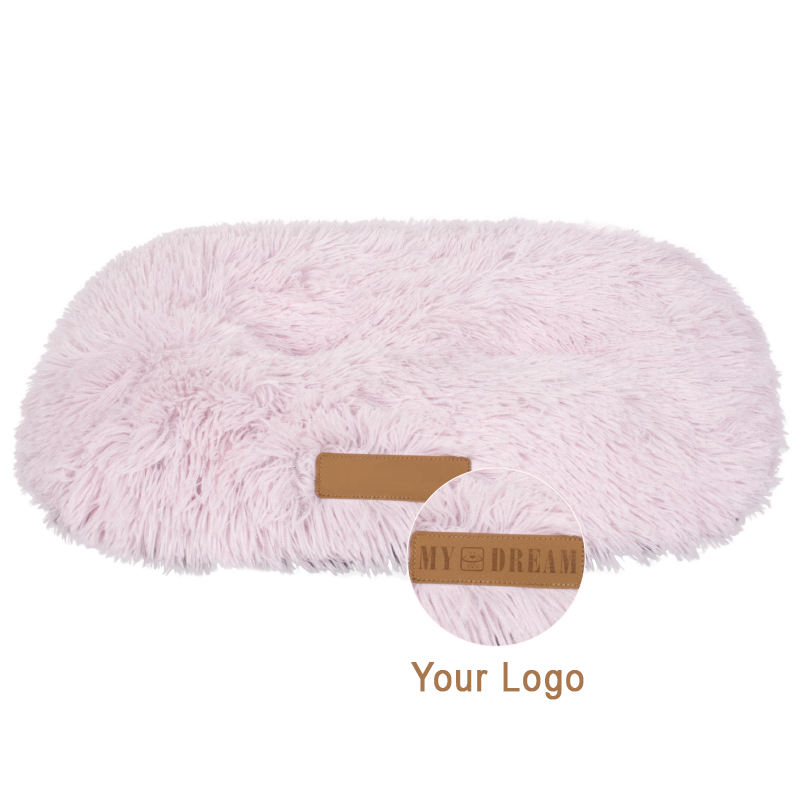 Wholesale Custom Luxury Warm Soft Plush Comfortable Fluffy Dog Bed For Sleeping Winter Pet Supplies