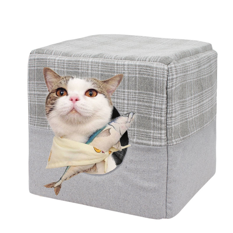 Wholesale Indoor Portable Fancy Luxury Foldable Warm Pet Dog House