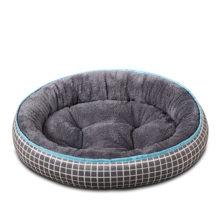 Custom Double-sided Comfortable Bed For Dog Warm And Soft Arctic Velvet Pet Dog Bed