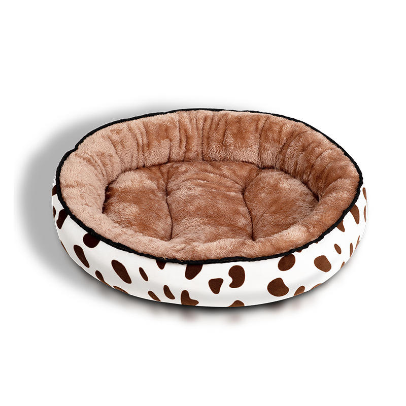 Custom Double-sided Comfortable Bed For Dog Warm And Soft Arctic Velvet Pet Dog Bed