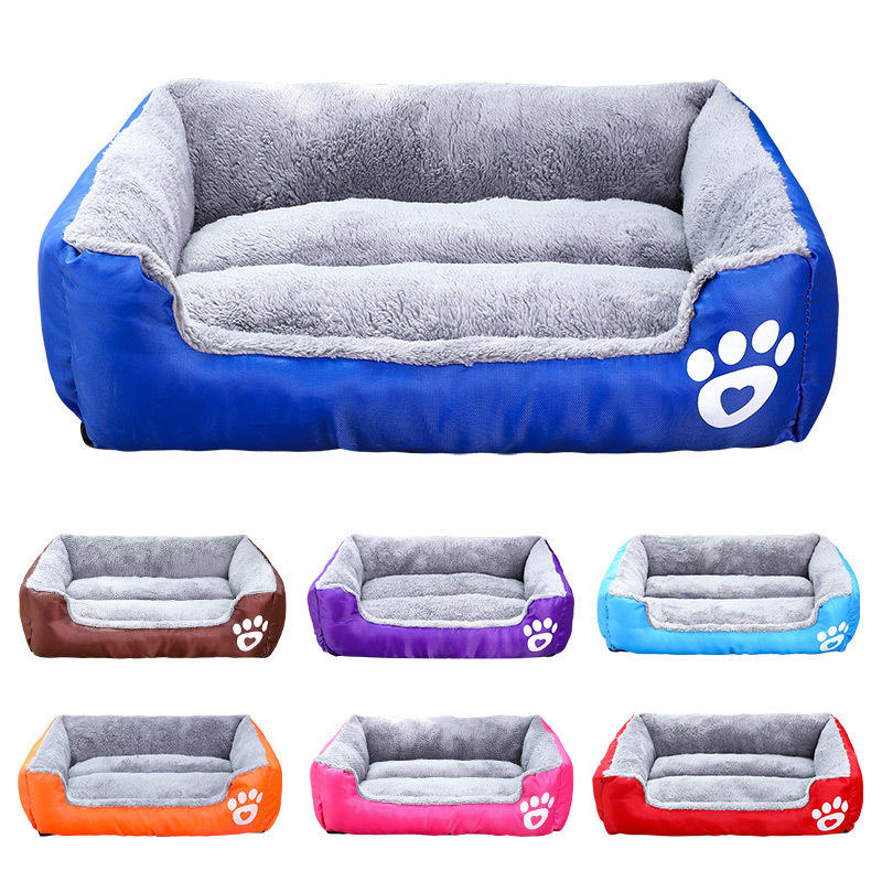 Manufacturer Wholesale Multi-colors Oxford Plush Pet Dog Soft Sofa Bed