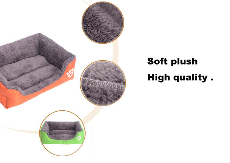 Manufacturer Wholesale Multi-colors Oxford Plush Pet Dog Soft Sofa Bed
