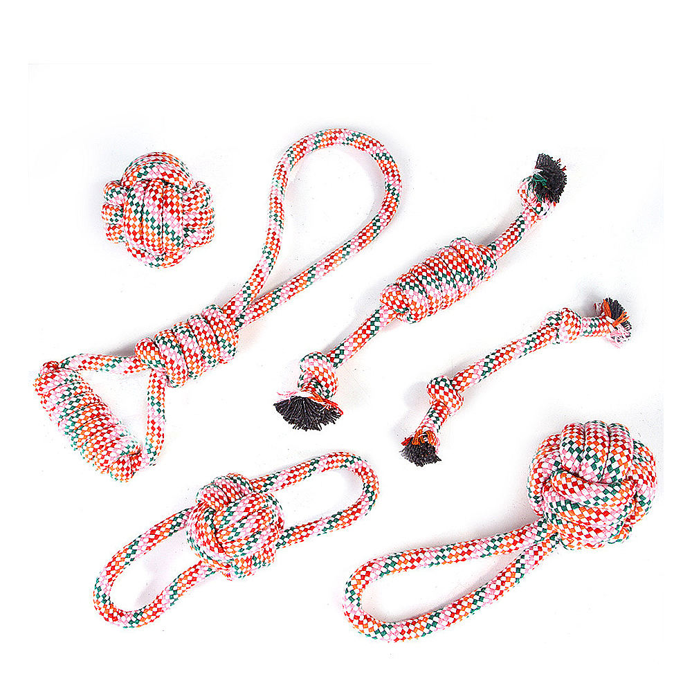 Cotton Relieves Stress 12 Pack Dog Rope Toys Dog Toys Set 12 Pack Rope Toy For Dogs