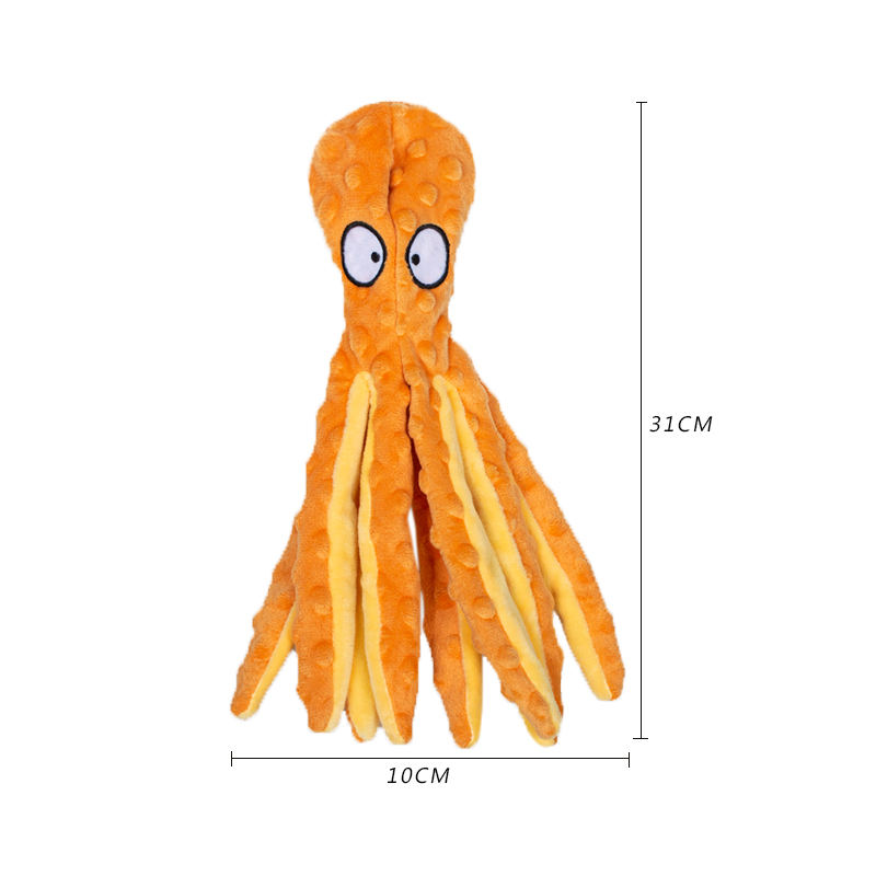 Wholesale Custom Durable Octopus Model Dog Chew Toys Interactive Dog Toys