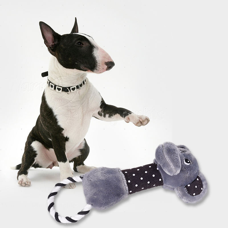 Wholesale Custom New Design Durable Short Plush Dog Chew Toy Interactive Dog Toys