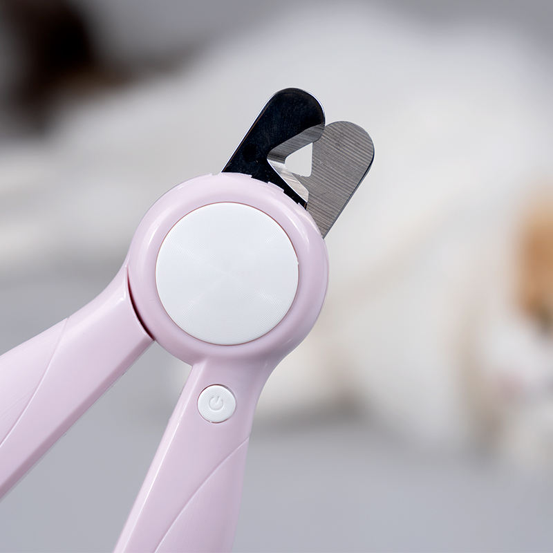 Wholesale Custom Stainless Steel Durable Pp Led Light Pet Dog Nail Clippers