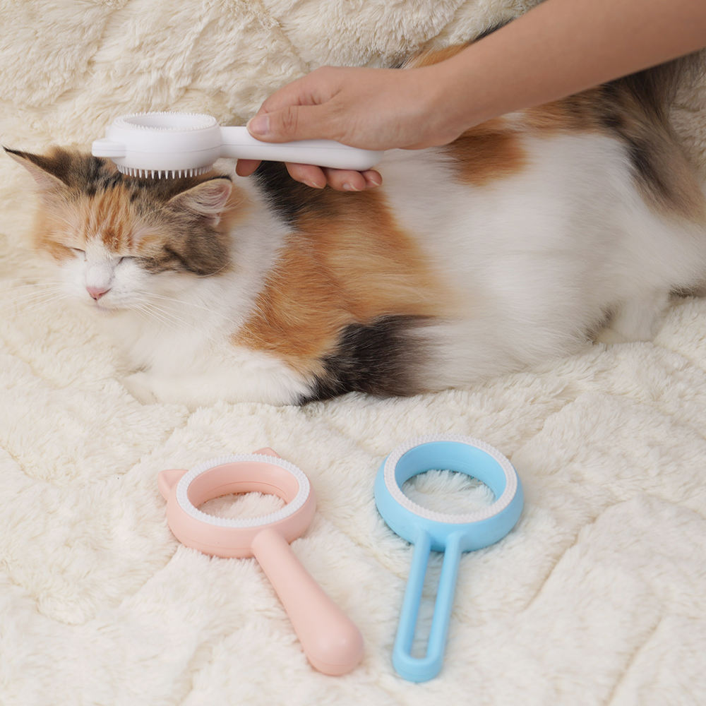 New Design Cat Head Pet Hair Remover Cat Grooming Brush