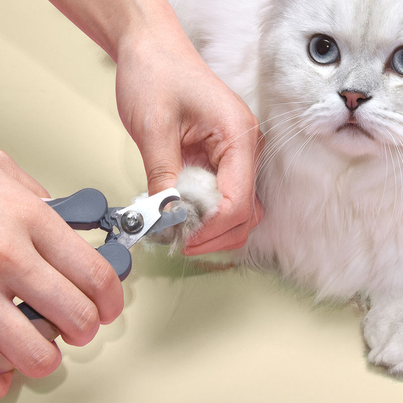 Automatic Spring Back Tpe Stainless Steel Sharp Pet Nail Clippers For Dogs And Cats