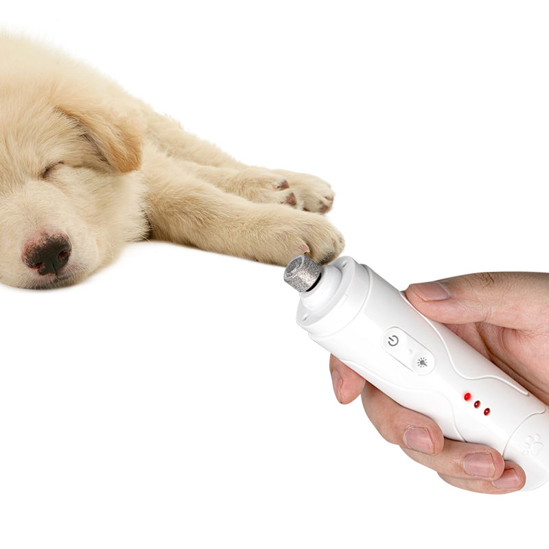 Professional Pet Grooming Kit Rechargeable Led Lighting Pet Nail Grinder