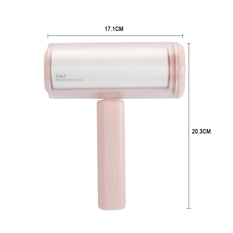 Wholesale Custom 2 In 1 Cycling Pet Hair Remover Roller Dog Cat Hair Lint Remover Home Sticky Roller