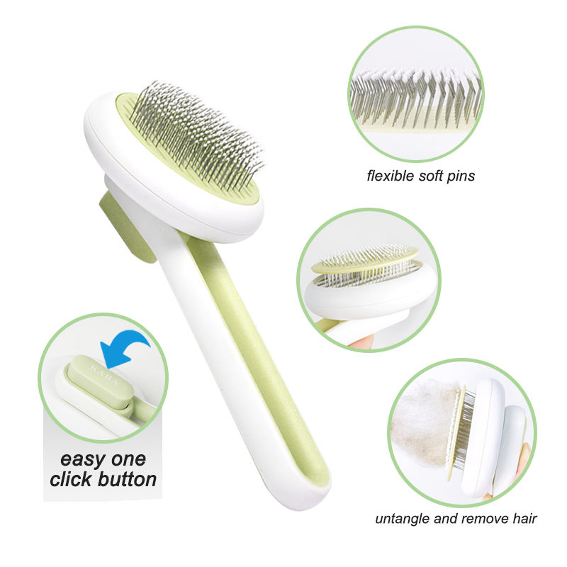 Wholesale Custom New Design Colorful One Botton Hair Removal Pet Grooming Tool Pet Comb Pet Hair Remover