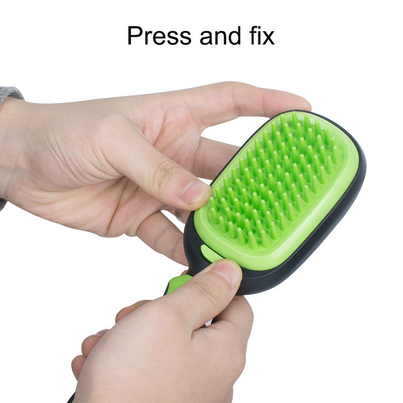 Wholesale Custom 5 In 1 Removable Pet Grooming Kit Dog Brush Abs Pet Massage Comb
