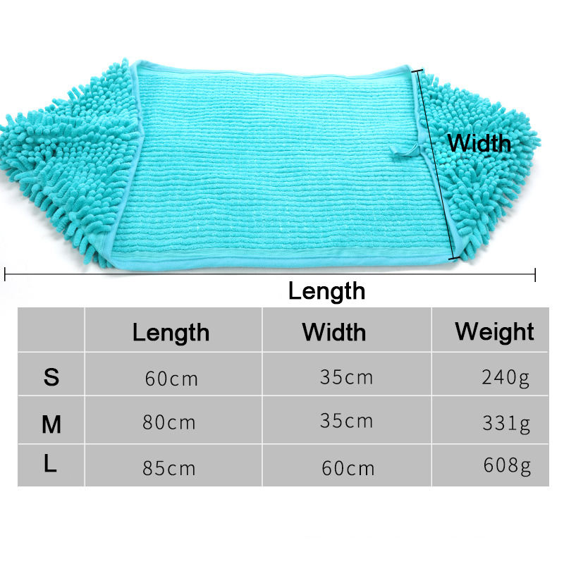 Wholesale Custom New Design Super Absorbent Comfortable Soft Pet Towel For Dogs And Cats