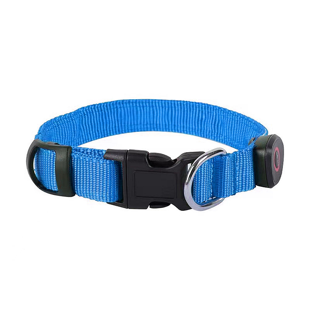 Solar Rechargeable Led Dog Collar And Leash Set