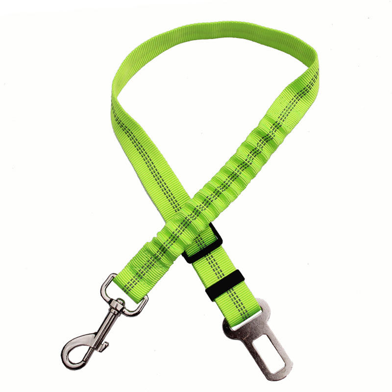 Wholesale Custom Comfortable Dog Seat Belt Reflective Pet Car Seat Belt Dog Bungee Leash