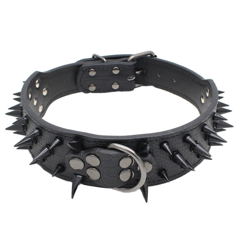 Wholesale Custom New Fashion Spike Dog Collar Adjustable Leather Pet Collar