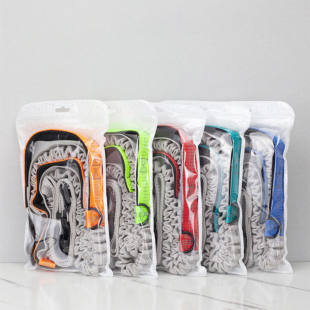 Comfortable Pp Cotton Handle Jogging Walking Hands Free Dog Leashes