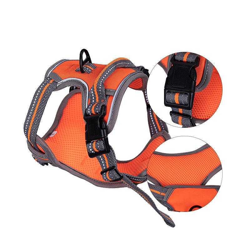 Wholesale Custom Comfortable Adjustable Breathable Dog Harness Outdoor Pet Harness