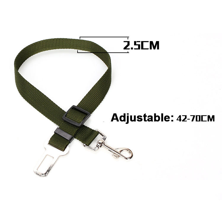Wholesale Custom Durable Dog Seat Belt Comfortable Pet Car Seat Belt Dog Leash
