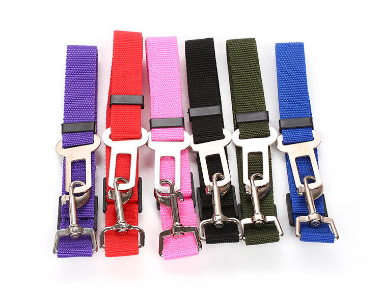 Wholesale Custom Durable Dog Seat Belt Comfortable Pet Car Seat Belt Dog Leash