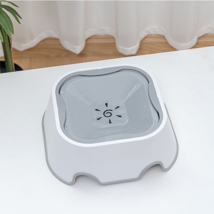 Ant-spill Dog Water Bowl Colorful Eco-friendly Pp Non-slip Pet Bowl