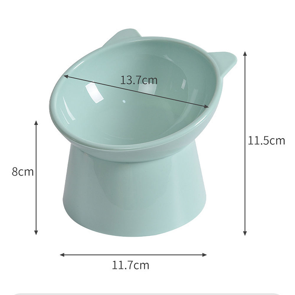 Wholesale Custom Slanted Design Plastic Pet Bowl
