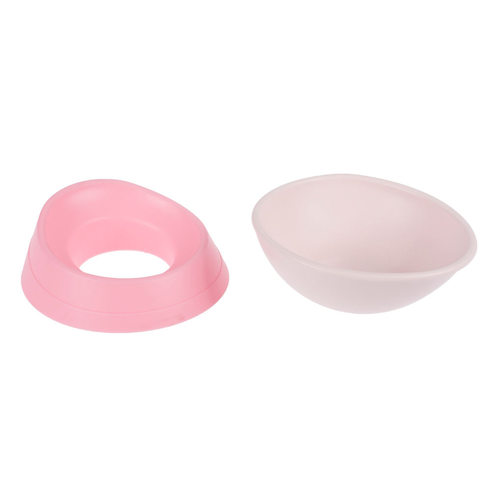 Wholesale Custom Adjustable Pet Bowl Pink Non-slip Pet Dog Cat Food Feeder
