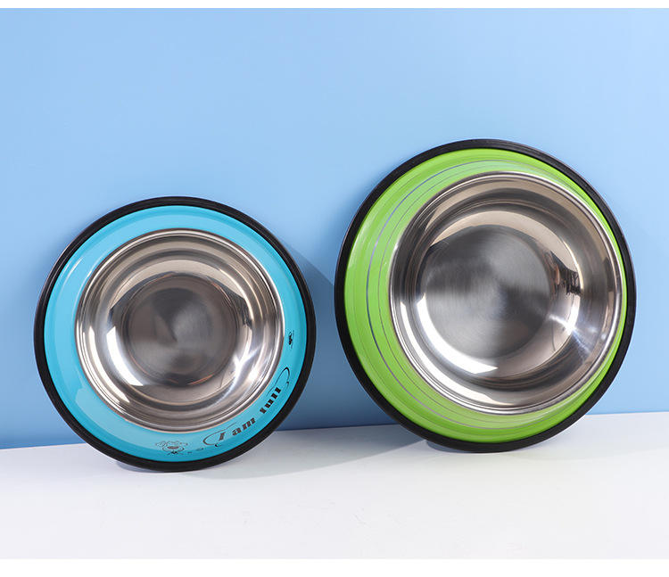 Manufacturer Custom Printed Metal Stainless Steel Dog Bowl