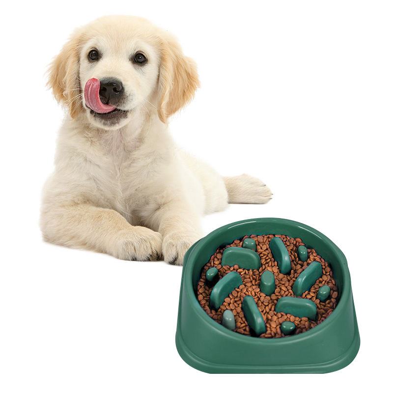 Wholesale Custom New Pet Dog Slow Feeder Plastic Smart Dog Pet Slow Feed Bowl
