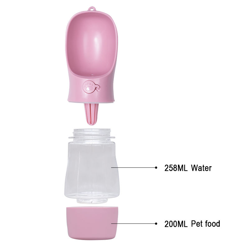 Wholesale Custom Portable Dog Water And Food Bottle Outdoor Travel Dog Water Bottle