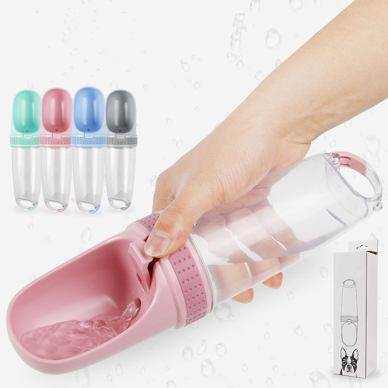 Wholesale Custom Eco-friendly Abs Portable Pet Feeder Outdoor Travel Pet Dog Water Bottle