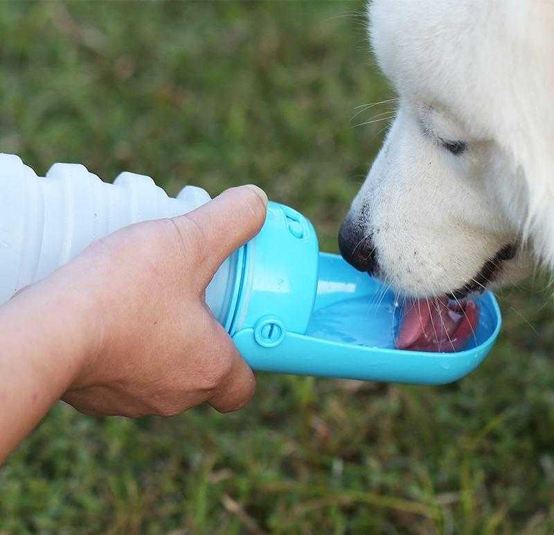 Food Grade Silicone Foldable Pet Water Bottle Outdoor Portable Dog Water Bottle