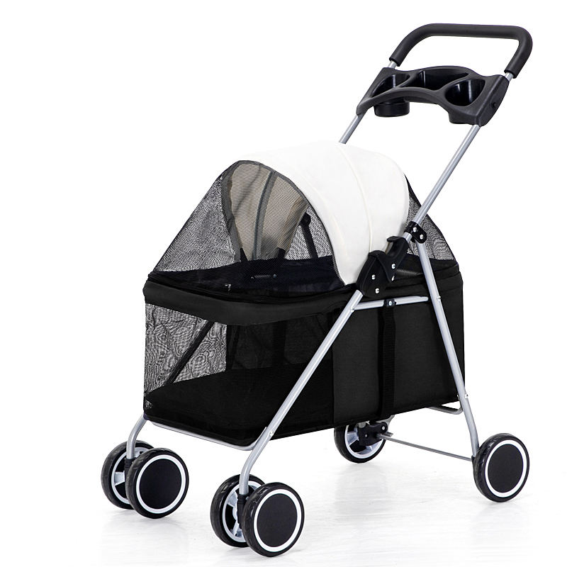 Stable Light Weight One Handle Foldable Pet Stroller
