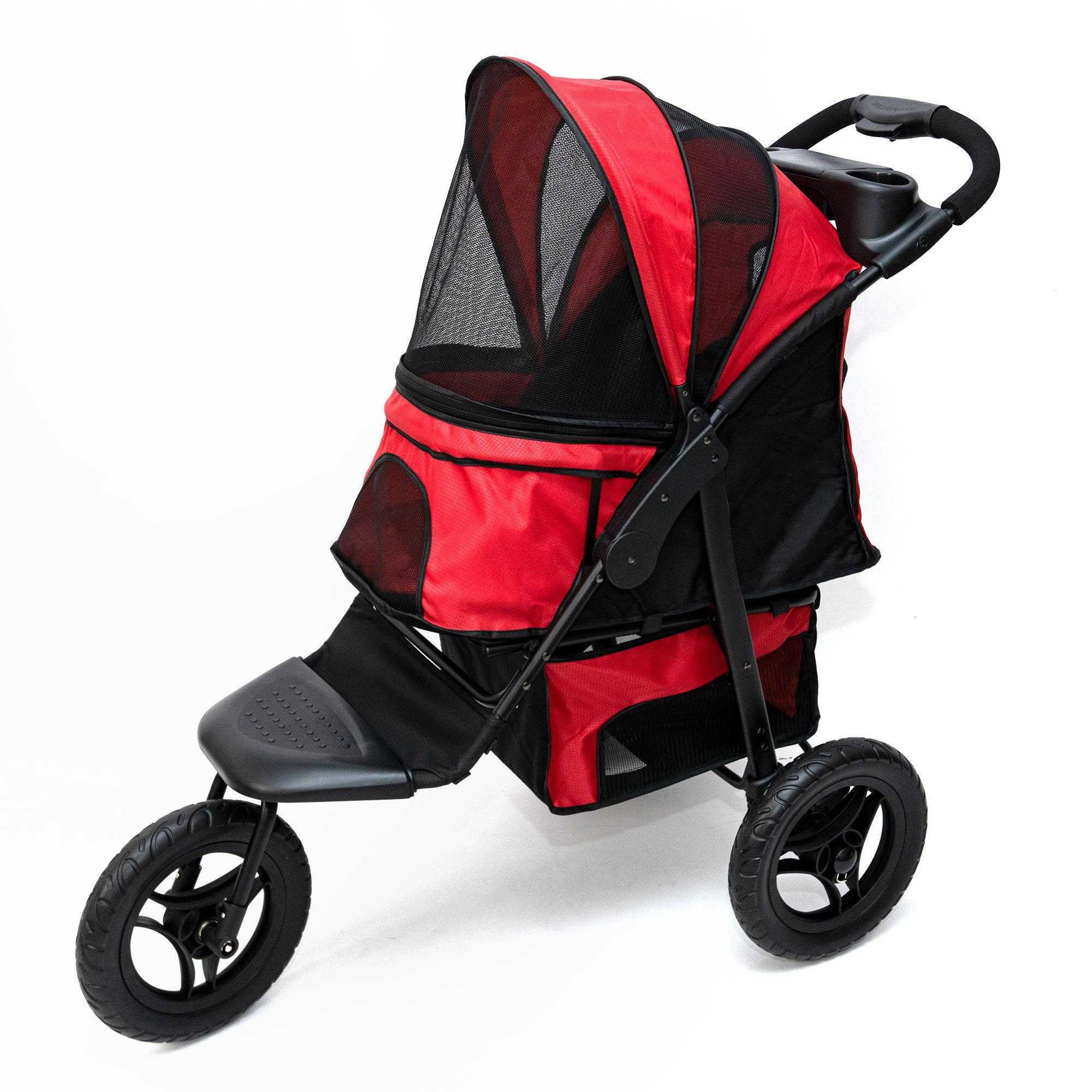 Stable Aluminum Alloy Light Weight One Handle Fold Pet Stroller