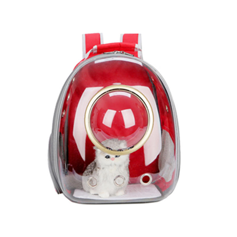 New Design Transparent Breathable Pet Backpack Outdoor Travel Pet Carrier Bag