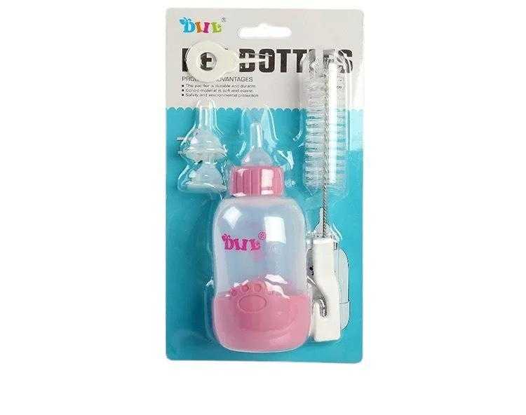 100ml 5pcs New Pp Cat Dog Baby Professional Feeding Milk Bottle Puppy Kitten Feeding Bottle Pet Cat Nursing Bottle