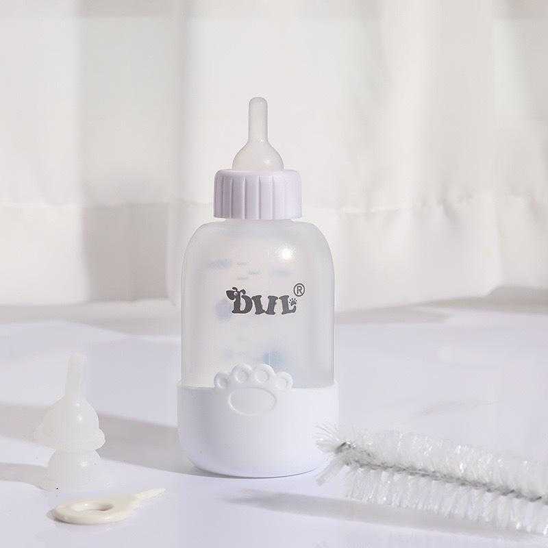 100ml 5pcs New Pp Cat Dog Baby Professional Feeding Milk Bottle Puppy Kitten Feeding Bottle Pet Cat Nursing Bottle