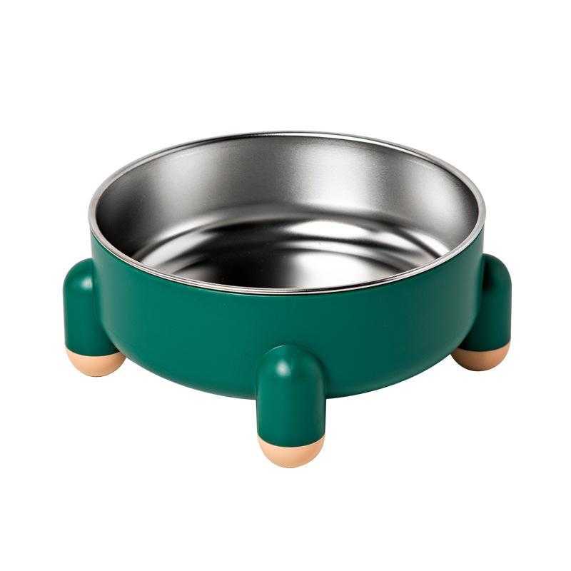 Pet Supplies High Quality Spill Prgaugeog Water Feed Bowl Pet Feeding Dish Drinking Dog Cat Bowl Temp Gauges Stainless Steel