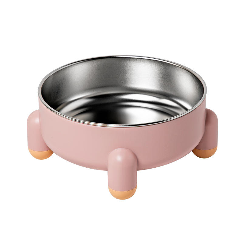 Pet Supplies High Quality Spill Prgaugeog Water Feed Bowl Pet Feeding Dish Drinking Dog Cat Bowl Temp Gauges Stainless Steel