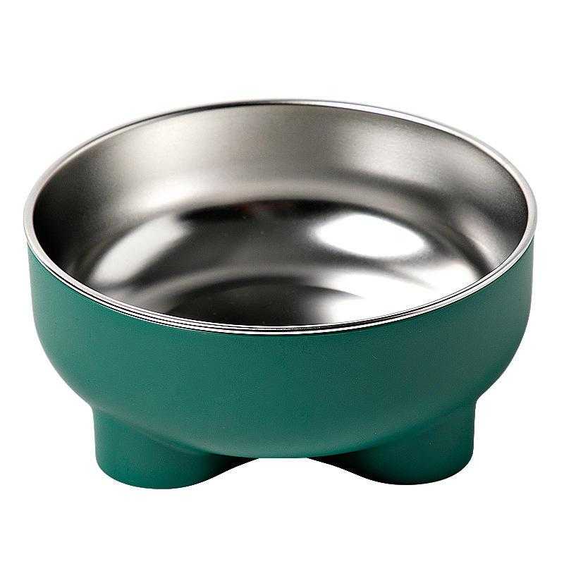 Pet Supplies High Quality Spill Prgaugeog Water Feed Bowl Pet Feeding Dish Drinking Dog Cat Bowl Temp Gauges Stainless Steel