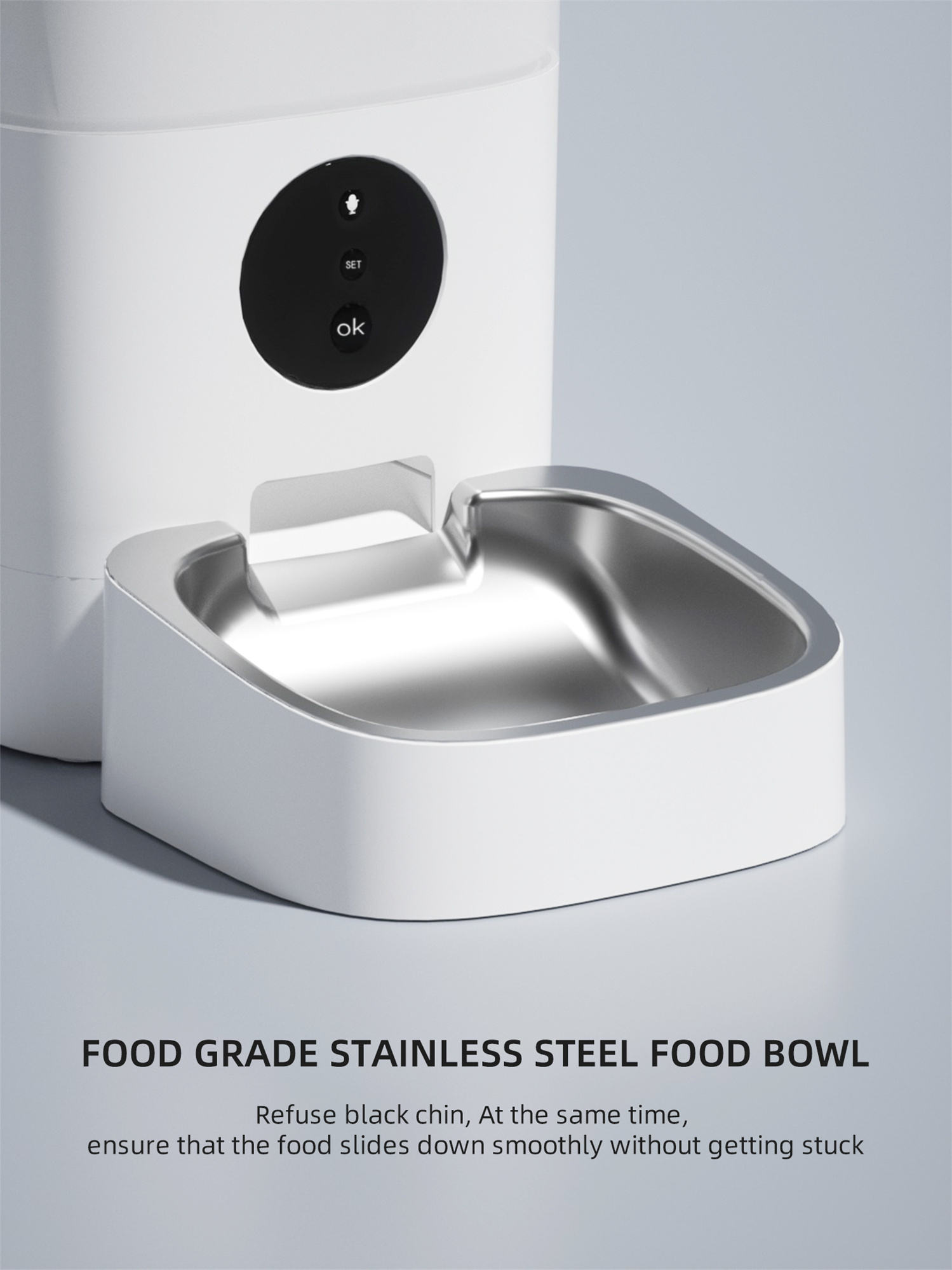 4l Custom Logo Wifi Mobile App Control Dog Food Eating Bowl Automatic Smart Pet Feeder