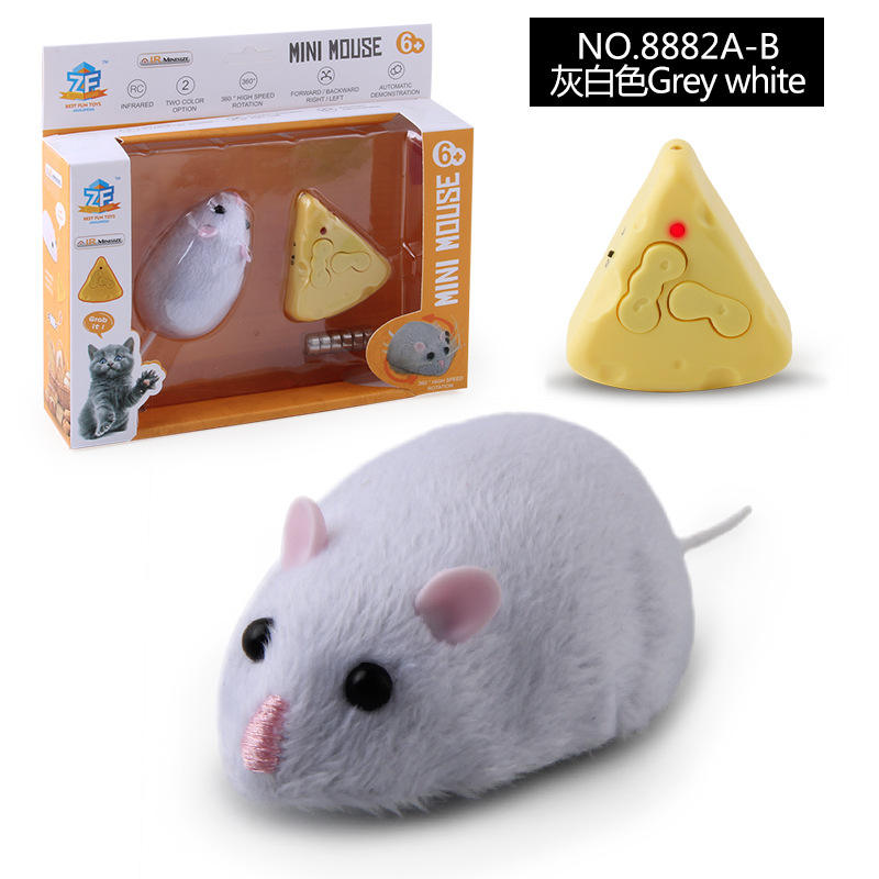 New Arrival Wireless Infrared Electric Remote Control Mouse Interactive Cat Trick Tearing Plus Pet Toy